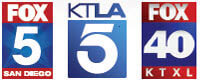 Fox 5, KTLA 5, Fox 40